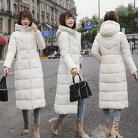 Ženske jakne lagana kancelarska jakna Proljetna moda Slim Fit kaput modni zimski dugi kaput s kapuljačom