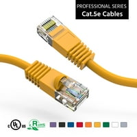 20ft CAT5E UTP Ethernet mrežom podignuti kabel žuto, pakovanje
