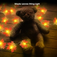 HOMCHUM FT String svjetla javorov listovi svjetla Twinkle viseći dekor za osvjetljenje za zabavu unutarnji