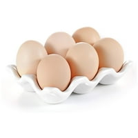 Keramička ploča od jajeta, kuhinjski restoran za skladištenje hladnjaka i kuhani jaje porculanski ukrasni