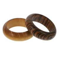 Drveni prstenovi prsteni prstenovi prstenovi vintage ukrasi prstena