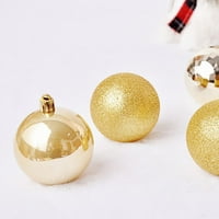 Mišuowi Božićne kuglice ukrasi za Xmas Božićno drvce Shatter otporne na božićne ukrase viseće kugla