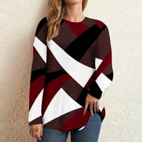 Samickarr pulover zboje za žene trendy srušeni poslovni casual labavi fit plus tunički vrhovi za nošenje