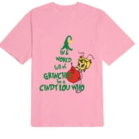 Klasična majica Žene Muškarci Kostim kratkih rukava Ispiši Ležerne vrhove Tees Pink