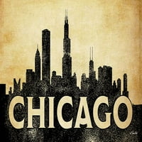 Chicago Skyline Poster Print Susan Ball