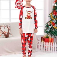 Pad zazor je roditelj-dijete topli božićni set tiskani kućni trošak pidžamas dvodijelni talt set božićni obitelj Pajamas Podudarni setovi MA2277