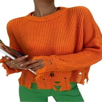 Seyurigaoka rupa pletenica pleteni džemperi za žene jeseni zimski predimenzionirani puloveri vrhovi ležerne džemper s dugim rukavima na vrhu scenska odjeća