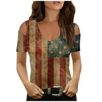 Ženska majica s kratkim rukavima Dan neovisnosti, majica bez karata, Ležerne prilike