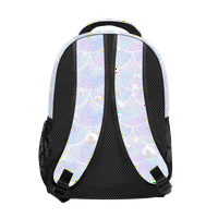 Šarene vage za ribu ispisani ruksak izdržljiv školski ranac za laptop za dječake Djevojke studente