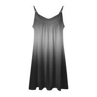 ManXivoo haljina za plažu Ženska tiskana Boho sundress za ženska letforma ljetna haljina okrugla vrata