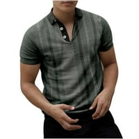 Muška štampana rever sa casual majicom kratkih rukava