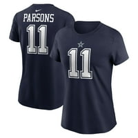 Ženski Nike Micah Parsons Navy Dallas Cowboys Ime i broj majica