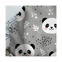 120 * Premium flanel panda pokrivač pokrivač - četiri godišnja doba svestrana flaffna mekana mekana