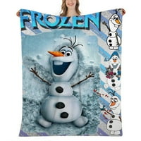 Smrznuti pokrivač od pamučnog kreveta od pamuka OLAF, prozračan krevet za krevet, pamučna termalna ćebad,