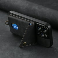 Torbica za Samsung A 5G, retro Premium kožna kreditna kartica RFID Blokirna futrola sa stalkom za priključak