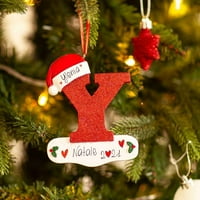 Labakihah Personalizirani ukrasi za božićne slova personalizirani ukrasi božićne slova Božić ukrasi