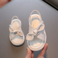 Leesechin ponude cipele od maleže lagane cipele za bebe djevojke lagane modne čvrste boje luk bez klizanja