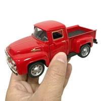 TureClos Božićni crveni kamion Vintage Metal Car Cool izdržljiv metalni proizvodi za odmor TOP ukras