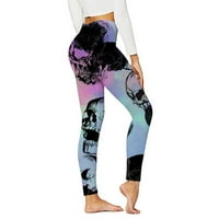 Kolekcija za ženska tiskana Visoko struk gamatosti Kompresija za trčanje dnevnih fitnes joge hlače