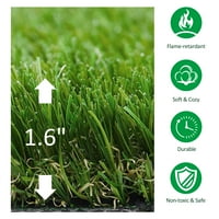 13 '3.3' Umjetna travna trava sa simuliranim izgledom i osećajem, zaštitom i odvodom za kišu, 1,5 visinu