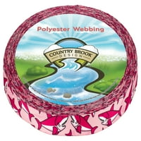 Country Brook Design® ružičasti morski psi Foto Kvalitet Poliester, Jardi