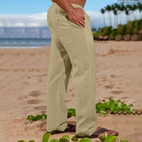 Pejock Big i visoke muške pamučne patvene hlače povremene pantalone elastične struke ravno-fit jogger