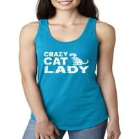 Ženski trkački rezervoar - Crazy Cat Lady