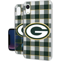 Green Bay Packers iPhone jasan slučaj sa plaid dizajnom