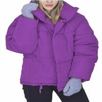 Langwyqu jesen zimske čvrste boje rever za žene lagani jakni kaput
