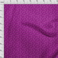 Onuone pamučne svilene ljubičaste tkanine razgovorni brkovi DIY odjeće za preciziranje tkanine za ispis tkanine sa dvorištem široko