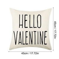 Navlake za jastuk tiskani zaljubljeni jastuk za Valentinovo Jednostavna posteljina Ljubav Početna stranica kauč na kauču navlaka po poklopcu jastuka