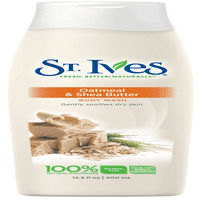 St Ives Body Wash 13. oz - ovsena i shea maslac + stari zastoj za zastoj za zastoj ubodno ljepilo, veličina