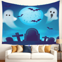 Halloween tapisestrija, bat grobnica zidna tapiserija, za sobu za spavaću sobu Dorm Party Decor, 337