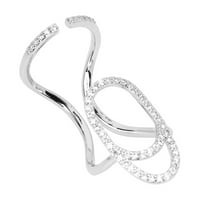 Prstenovi noktiju Žene Modni prekrasan ukrasni atraktivni za zabave za vanjsko za vjenčanja Bijelo zlato