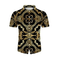 Buigttklop Nema granica Muška majica Cleance Plus Veličina Havajska odjeća za plažu Ljetna boho košulja