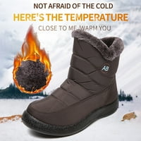Kali_store čizme za žene Žene Vodootporne zime tople snježne čizme Udobne cipele na otvorenom Srednje