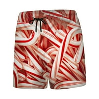 Jmntiy muške kratke hlače s hranom realistične 3D tiskane ljetne kratke hlače Plaže Swim Swims
