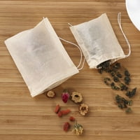 Hemoton 6X vučnica za čaj za čaj za čaj za filtriranje prazne čajne vrećice za vreće za labavo listovo