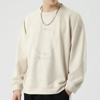 Muška pulover pulover pulover Proljeće i jesenje plus veličina labava majica za dno za dječake