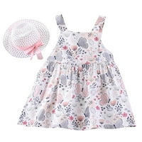 Djevojke Modne haljine Letnje haljine bez rukava Boho Baby Toddler Kids Hawer Princess Set za odmor