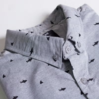 Visina muška majica s velikim rukavima, majice s kratkim rukavima, tiskane majice s morskim psima