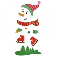 Snowman Hladgerieni magneti, slatki smiješni božićni magneti naljepnice Božićne ukrase Zatvoreni za