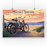 Marthin vinograd, slikarljivo, plaža zove, bicikli na plaži