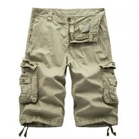 Viikei Muški kratke hlače Plus veličine Hlače za muškarce Casual Pure Boja na otvorenom Pocket plaža