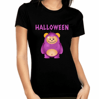 Smiješne halloween majice za žene pokloni ljubičasta čudovišta Halloween Thirts Women Halloween vrhovi