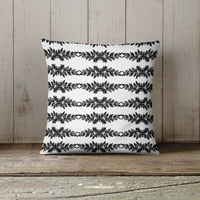 Snowflake Garland Crni vanjski jastuk od Kavka dizajna