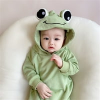 Little BoyySuit Onesie Toddler Baby Slatki životinjski kombinezon 3D pidžama s kapuljačom s dugim rukavima