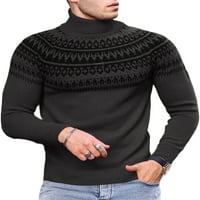 Cindysus muški pleteni džemperi Zimski topli džemper kornjača za vrat Jumper vrhovi pletiva Radni dugi