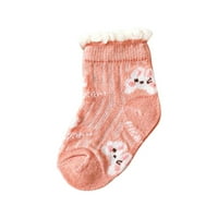 Binmer Toddler Djevojke čarape slatki crtani cvjetni uzorak prozračne mrežne djece neklizne pamučne
