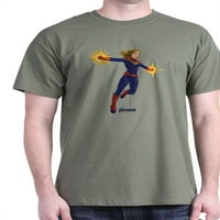 Cafepress - kapetan Marvel tamna majica - pamučna majica